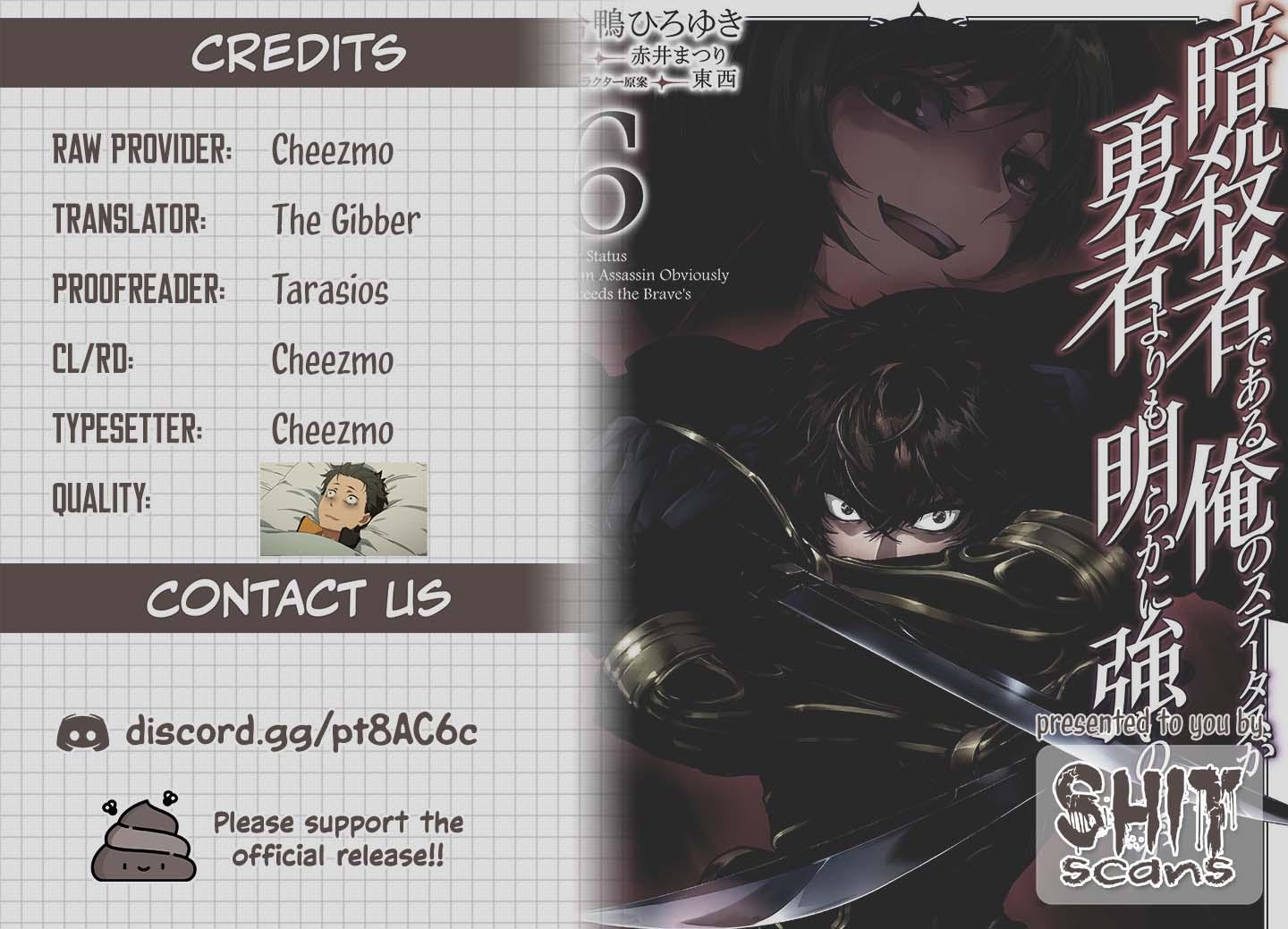 Ansatsusha de Aru Ore no Status ga Yuusha yori mo Akiraka ni Tsuyoi no da ga Chap 33 - Next Chap 34