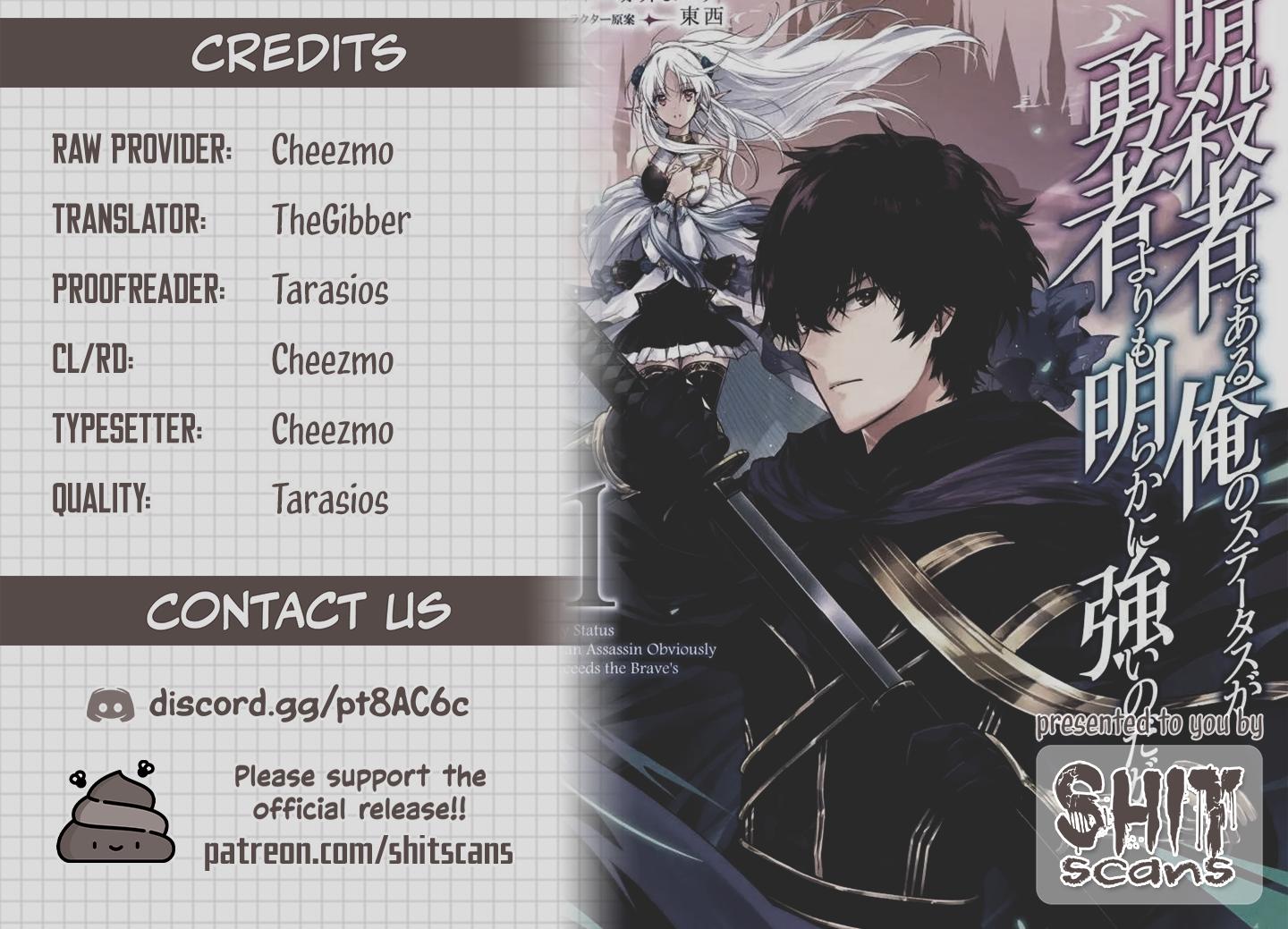 Ansatsusha de Aru Ore no Status ga Yuusha yori mo Akiraka ni Tsuyoi no da ga Chap 37 - Next Chap 38