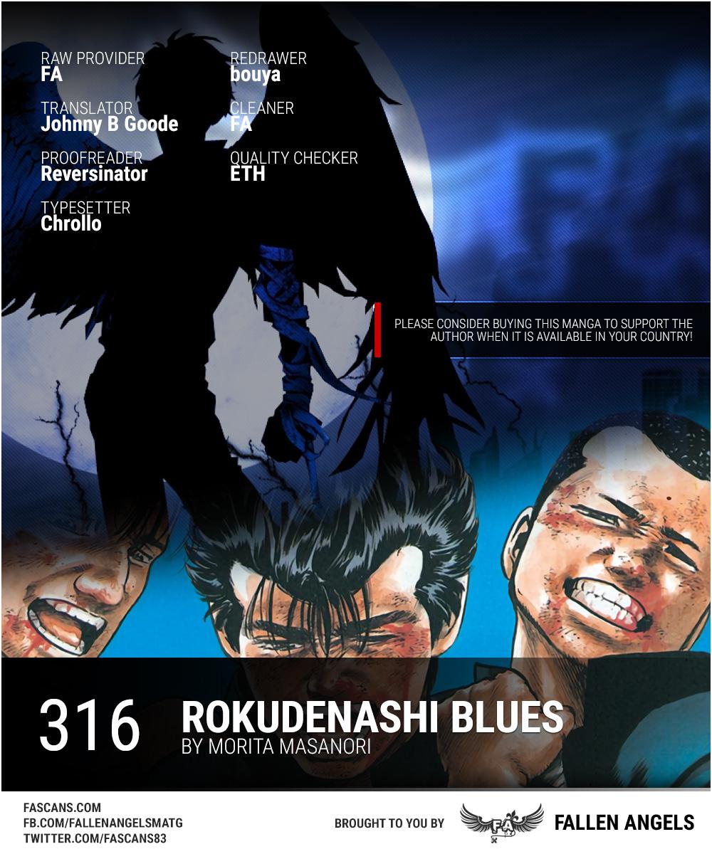 Rokudenashi Blues Chap 316 - Next Chap 317