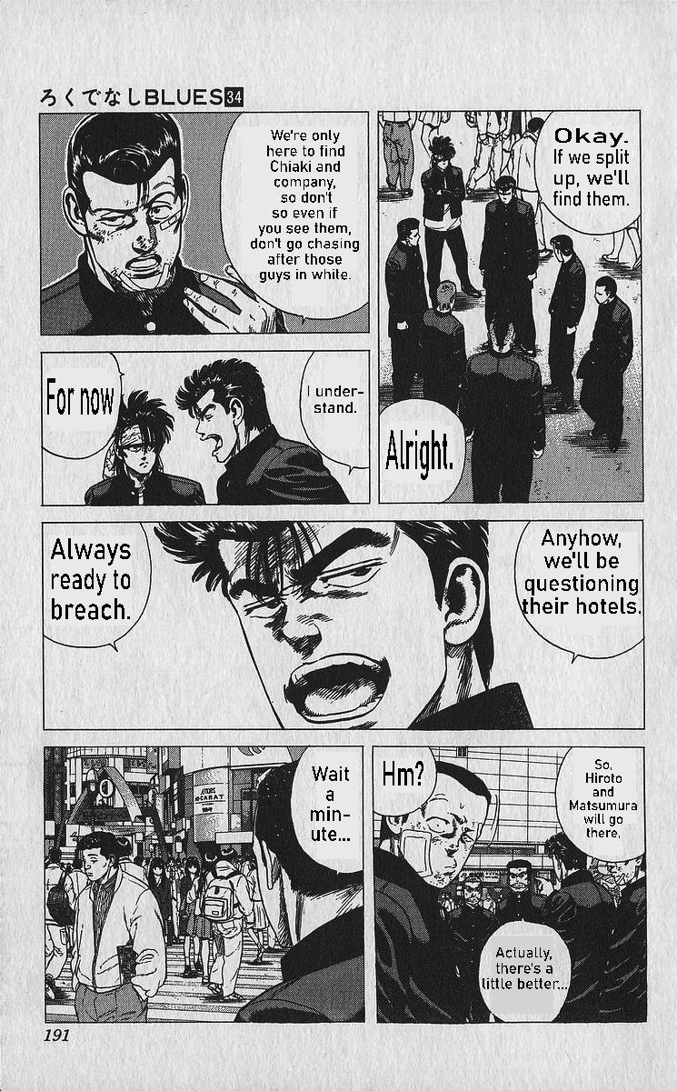 Rokudenashi Blues Chap 338 - Next Chap 339