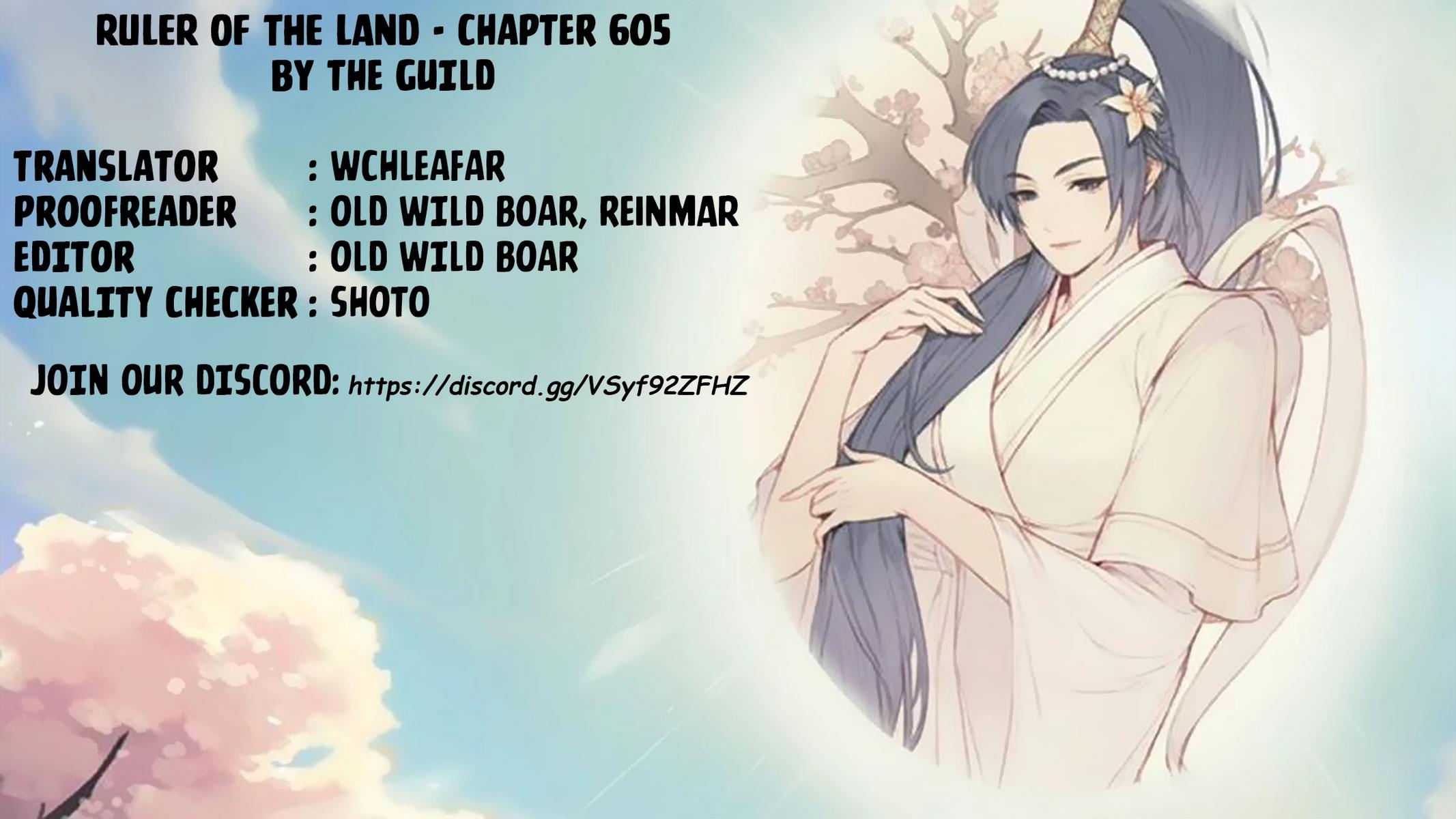 Ruler of the Land Chap 607 - Next Chap 608