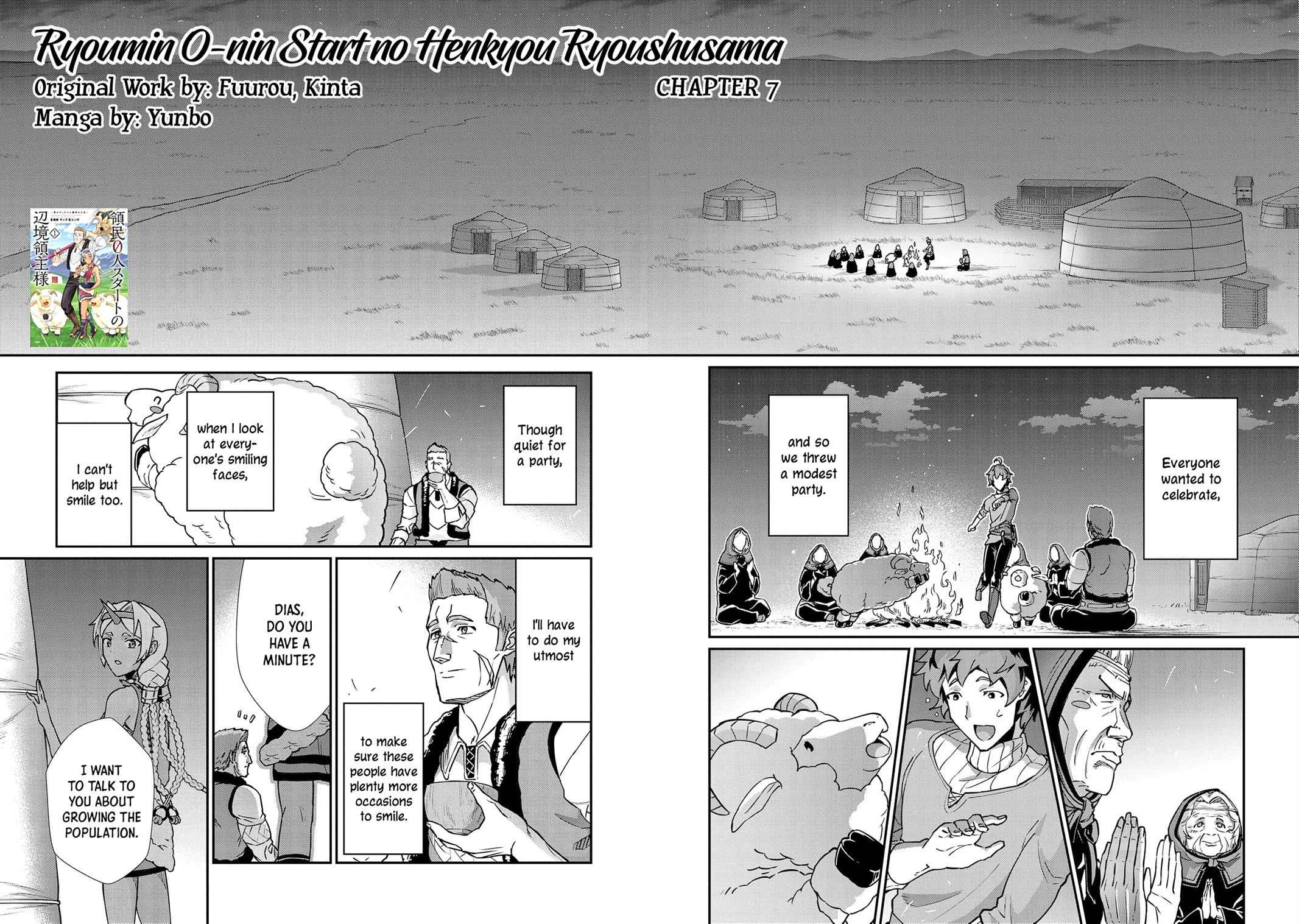 Ryoumin 0-nin Start no Henkyou Ryoushusama Chap 7 - Next Chap 8