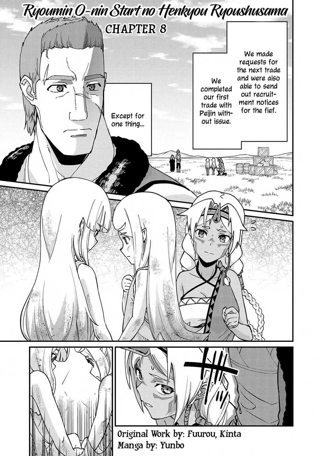 Ryoumin 0-nin Start no Henkyou Ryoushusama Chap 8 - Next Chap 9