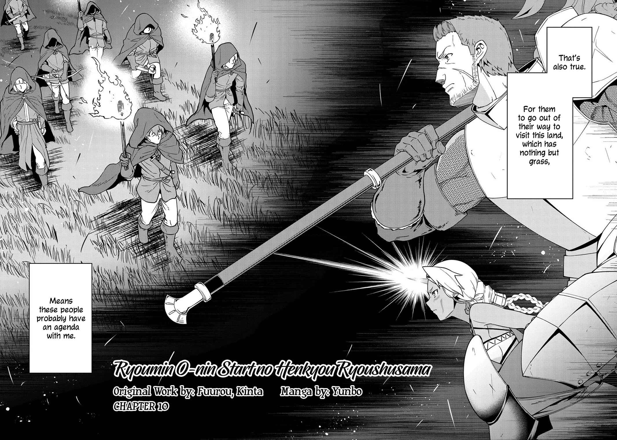 Ryoumin 0-nin Start no Henkyou Ryoushusama Chap 10 - Next Chap 11