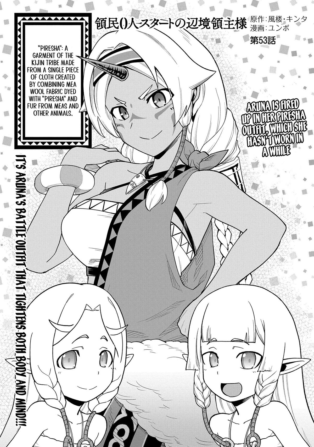 Ryoumin 0-nin Start no Henkyou Ryoushusama Chap 53 - Next Chap 54