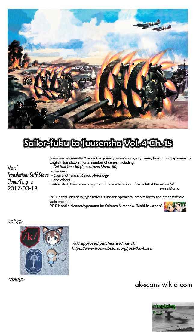 Sailor Fuku to Juusensha Chap 15 - Next Chap 16
