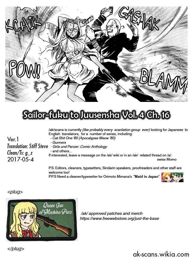 Sailor Fuku to Juusensha Chap 16 - Next Chap 17