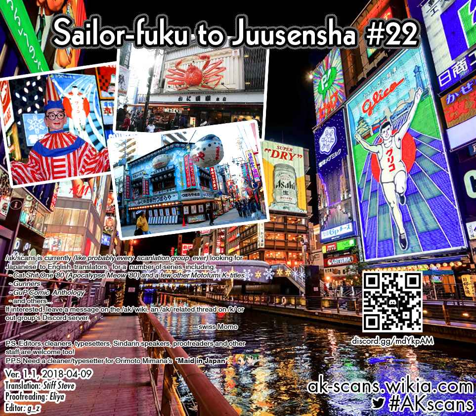 Sailor Fuku to Juusensha Chap 22 - Next Chap 23