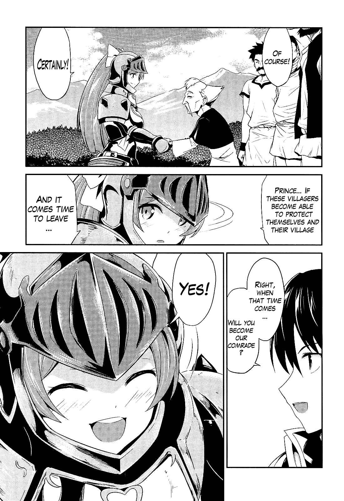 Sennen Sensou Aigis - Eiyuu no Kizuna Chap 4 - Next Chap 5