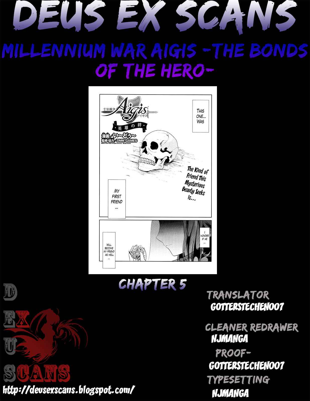 Sennen Sensou Aigis - Eiyuu no Kizuna Chap 5 - Next Chap 6