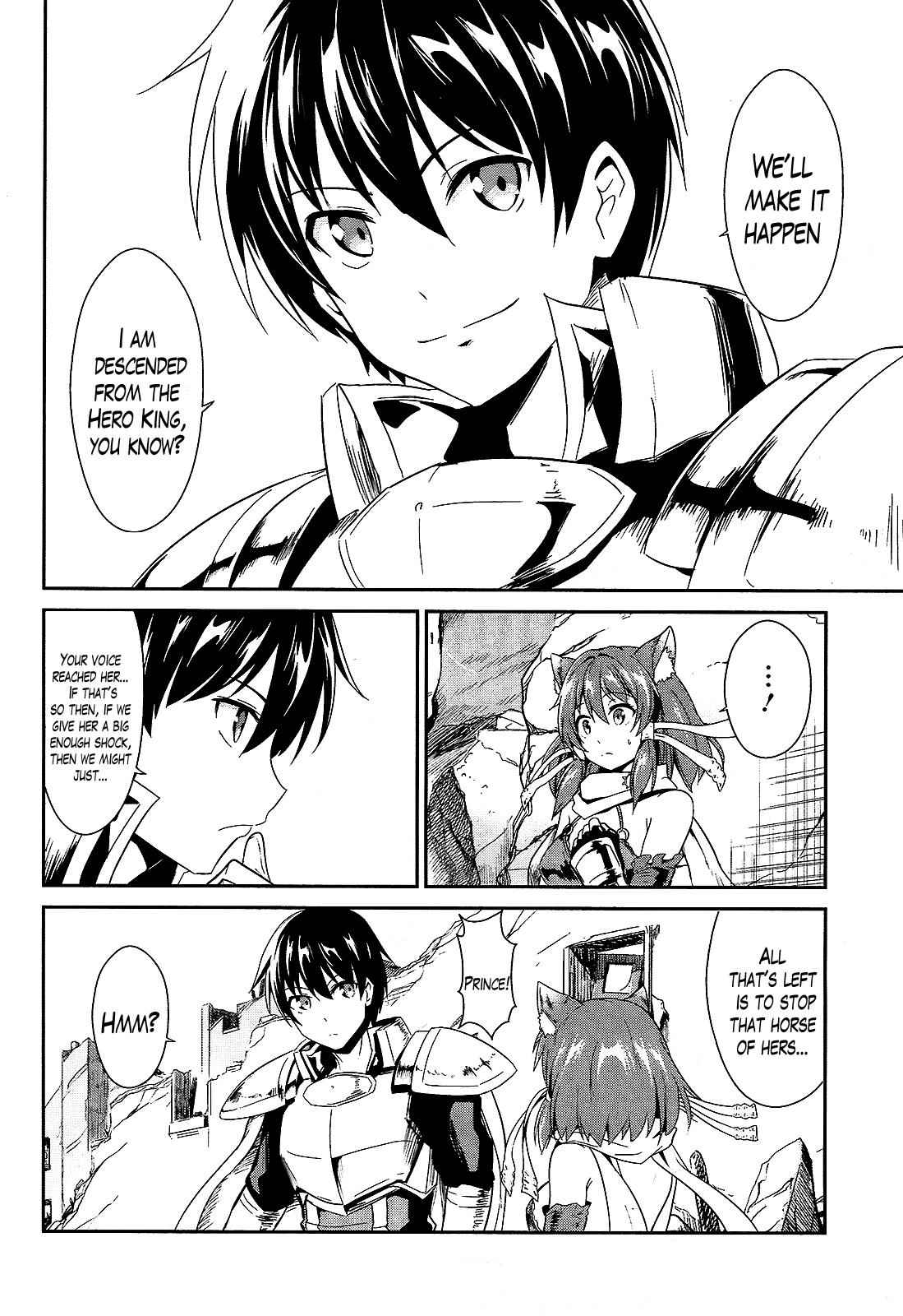 Sennen Sensou Aigis - Eiyuu no Kizuna Chap 8 - Next Chap 9