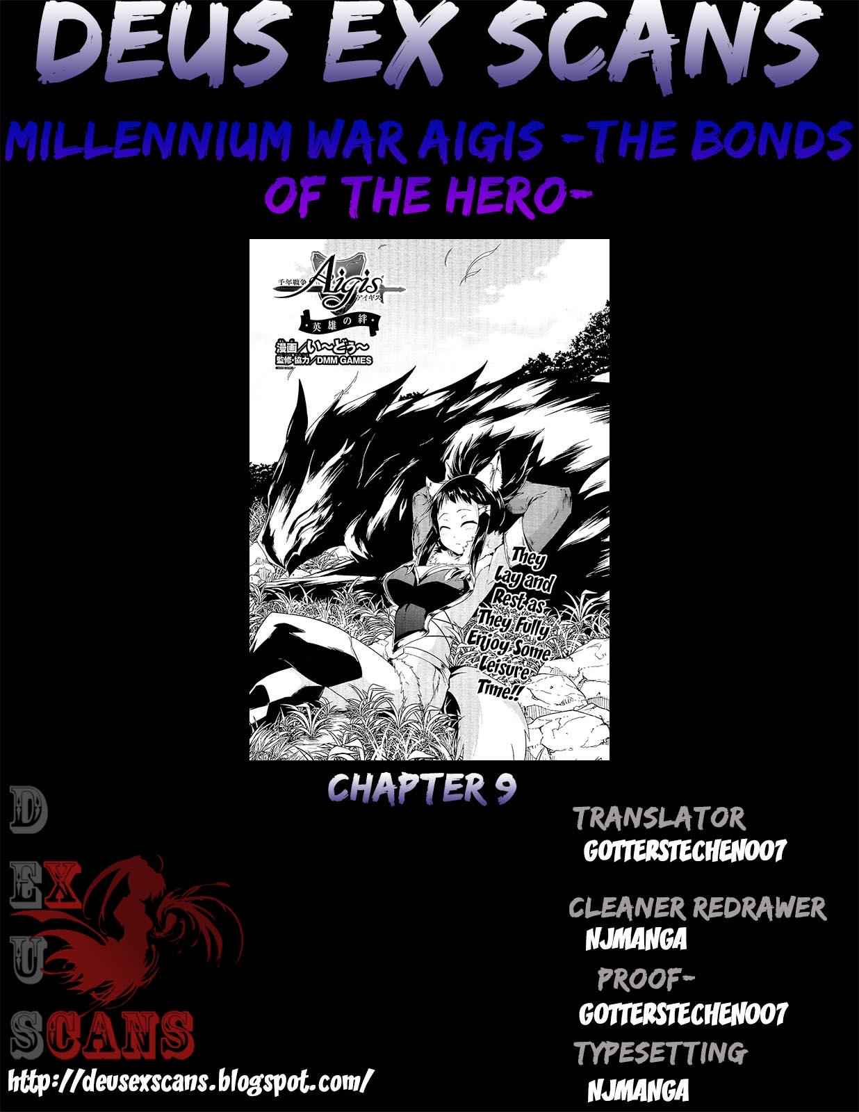 Sennen Sensou Aigis - Eiyuu no Kizuna Chap 9 - Next Chap 10