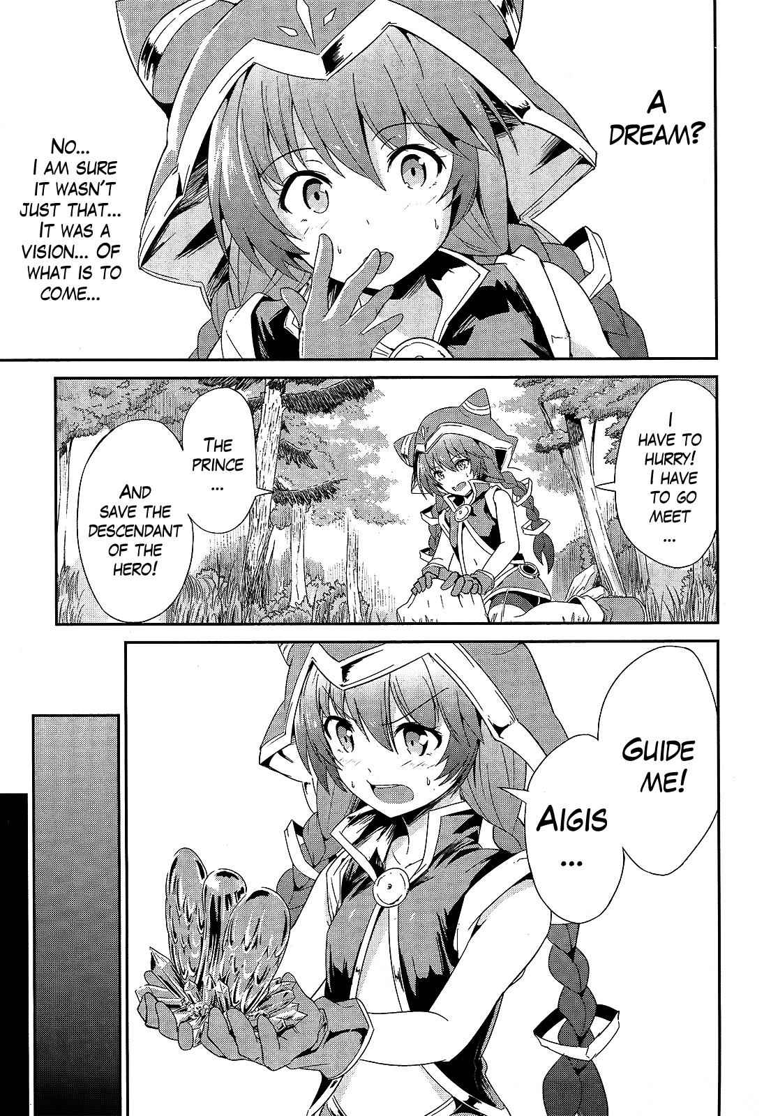 Sennen Sensou Aigis - Eiyuu no Kizuna Chap 1 - Next Chap 2