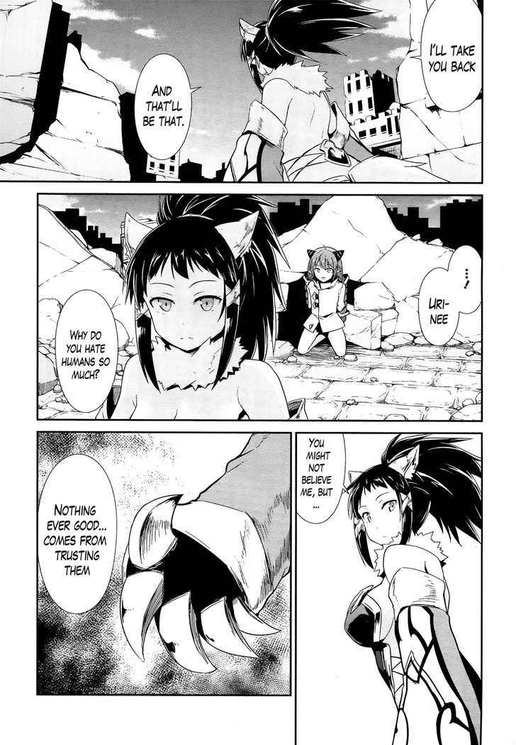 Sennen Sensou Aigis - Eiyuu no Kizuna Chap 15 - Next Chap 16