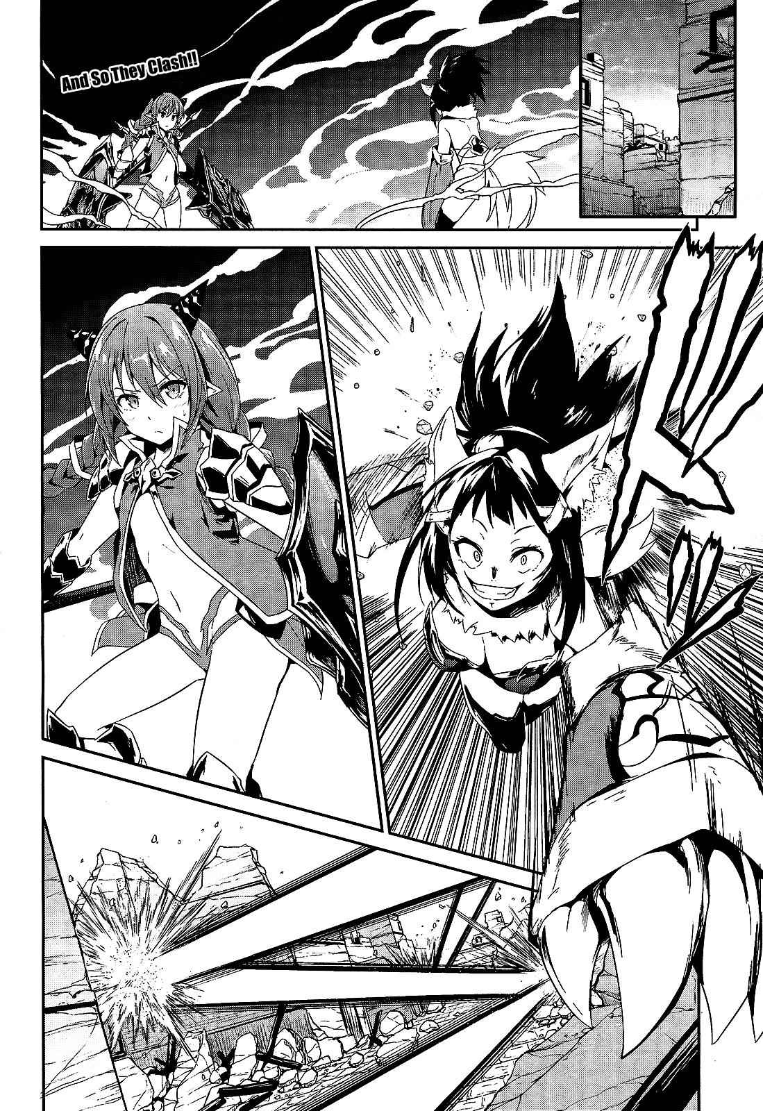 Sennen Sensou Aigis - Eiyuu no Kizuna Chap 10 - Next Chap 11