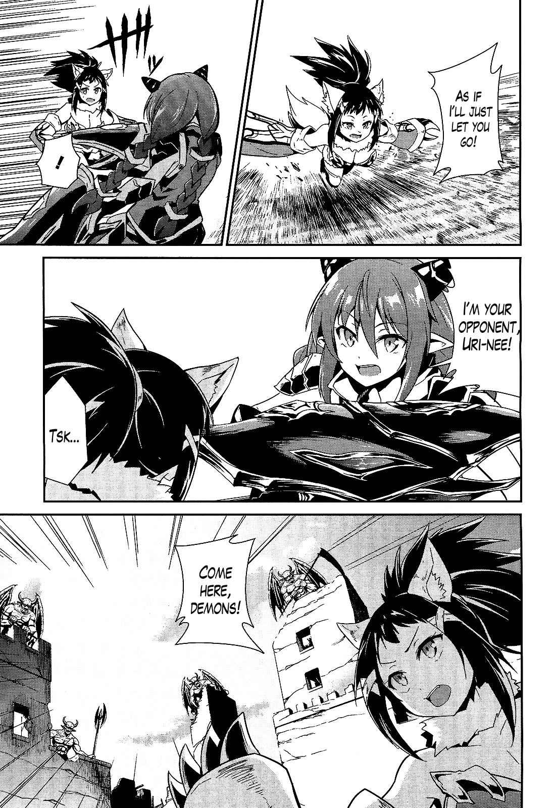 Sennen Sensou Aigis - Eiyuu no Kizuna Chap 10 - Next Chap 11