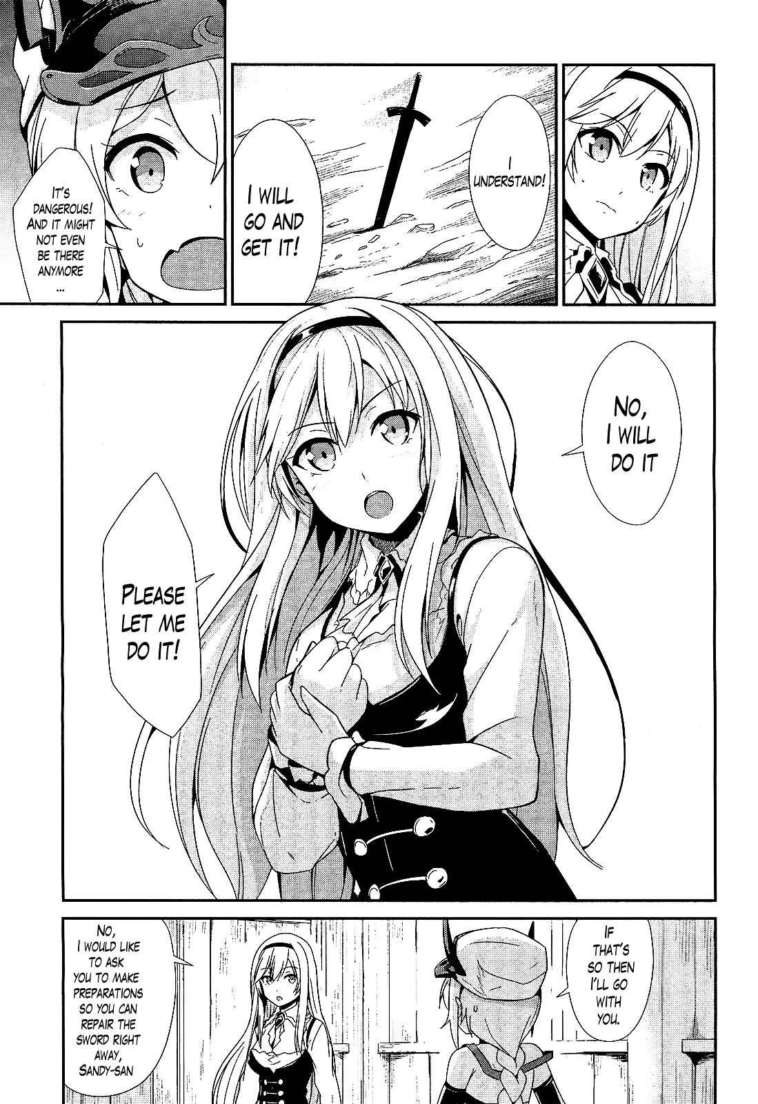 Sennen Sensou Aigis - Eiyuu no Kizuna Chap 11 - Next Chap 12