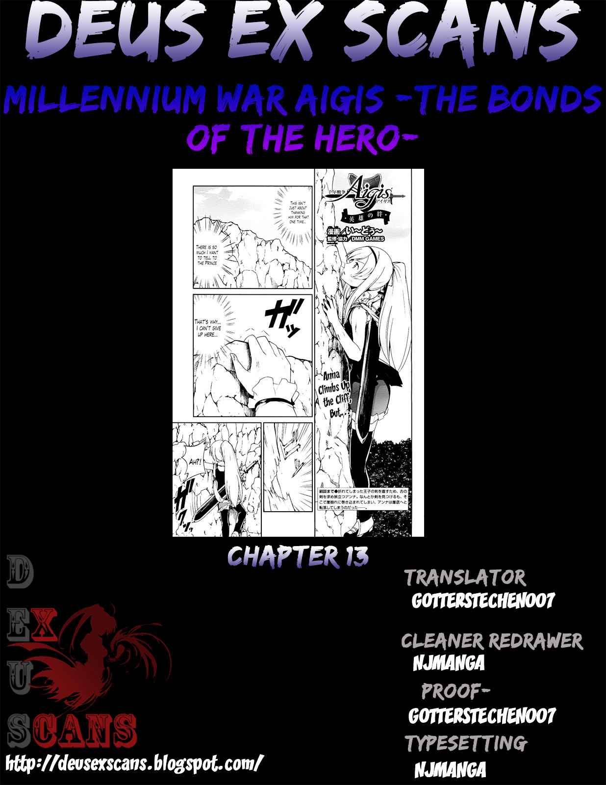 Sennen Sensou Aigis - Eiyuu no Kizuna Chap 13 - Next Chap 14