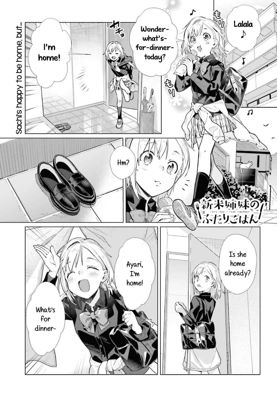 Shinmai Shimai no Futari Gohan Chap 37 - Next Chap 38
