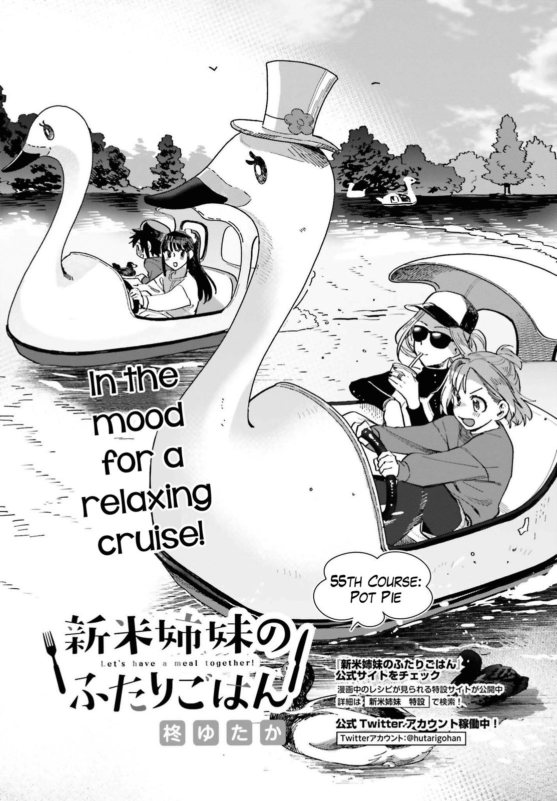 Shinmai Shimai no Futari Gohan Chap 55 - Next Chap 56