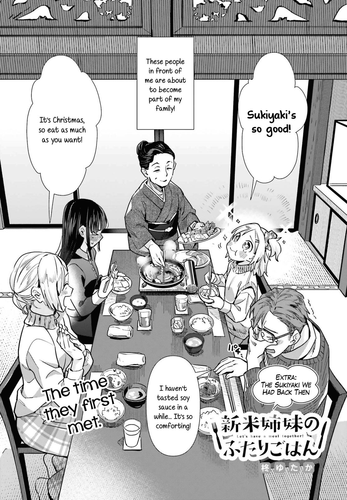 Shinmai Shimai no Futari Gohan Chap 56.5 - Next Chap 57.5