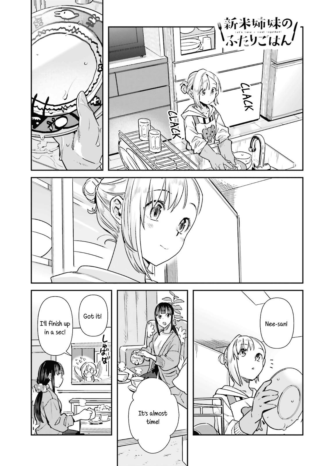Shinmai Shimai no Futari Gohan Chap 59 - Next Chap 60