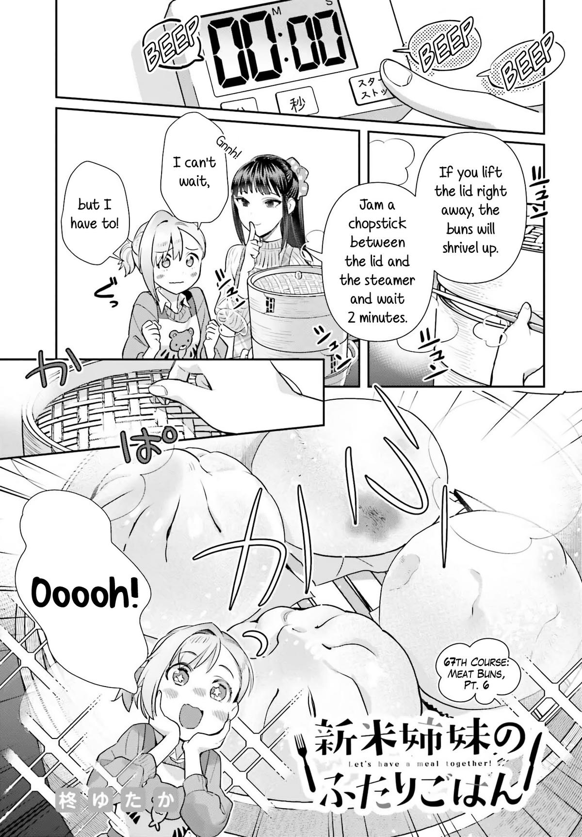 Shinmai Shimai no Futari Gohan Chap 67 - Next Chap 68