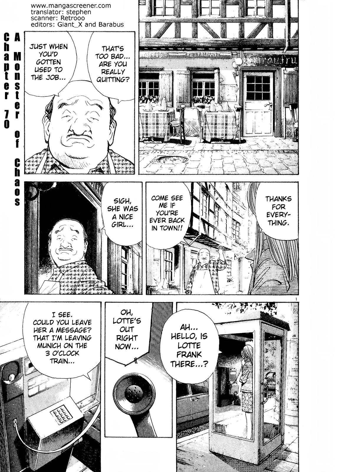 Monster Chap 70 - Next Chap 71
