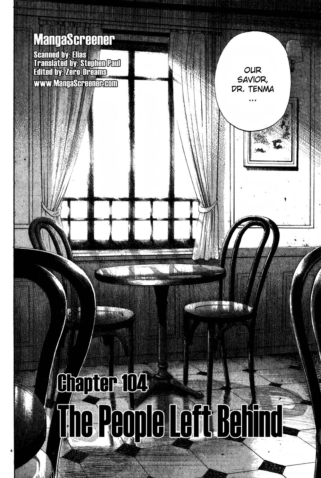 Monster Chap 104 - Next Chap 105