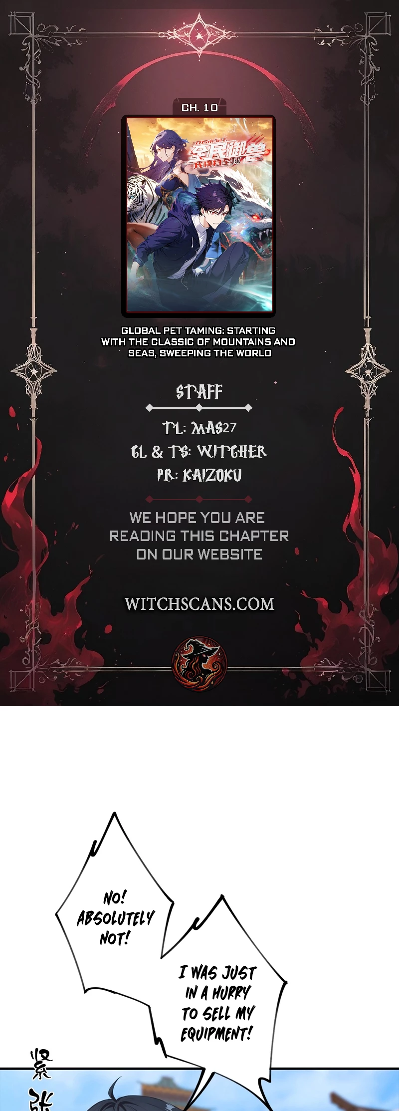 Beast Taming: Starting with the Classic of Mountains and Seas, Sweeping Across the Glob Chap 10 - Next Chap 11