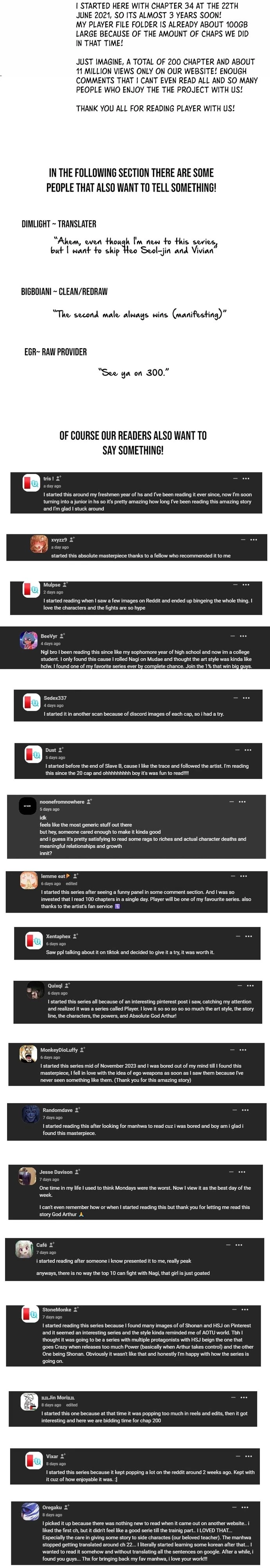 Player Chap 200 - Next Chap 201