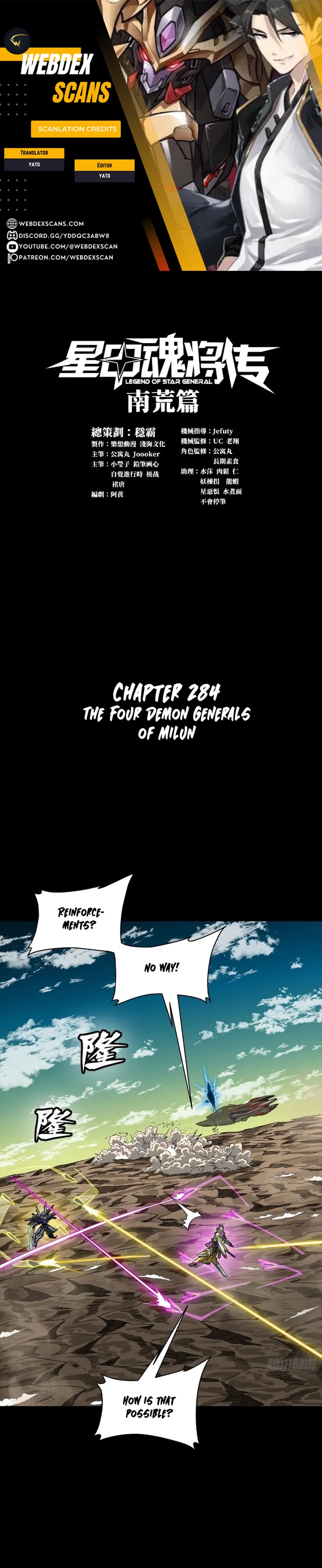 Legend of Star General Chap 284 - Next Chap 285