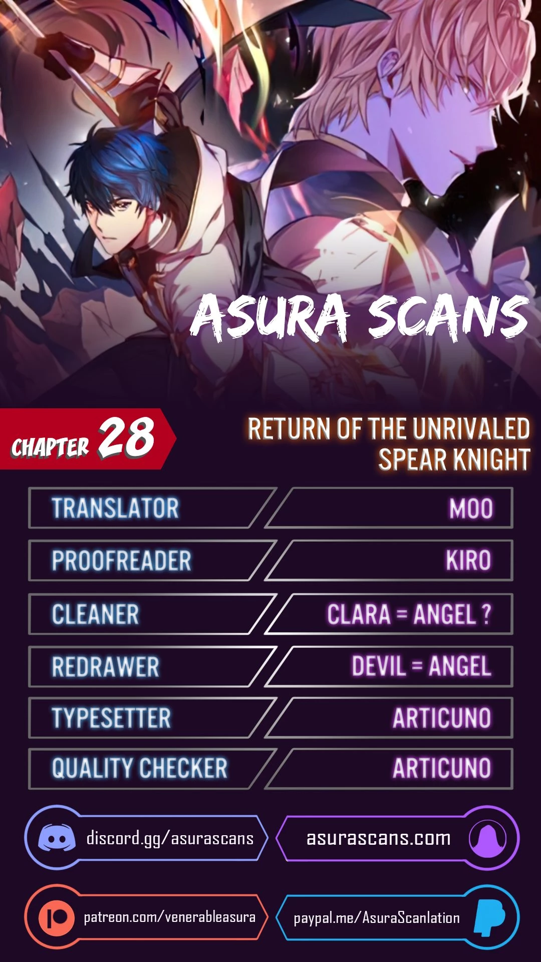 Return of The Greatest Lancer Chap 28 - Next Chap 29