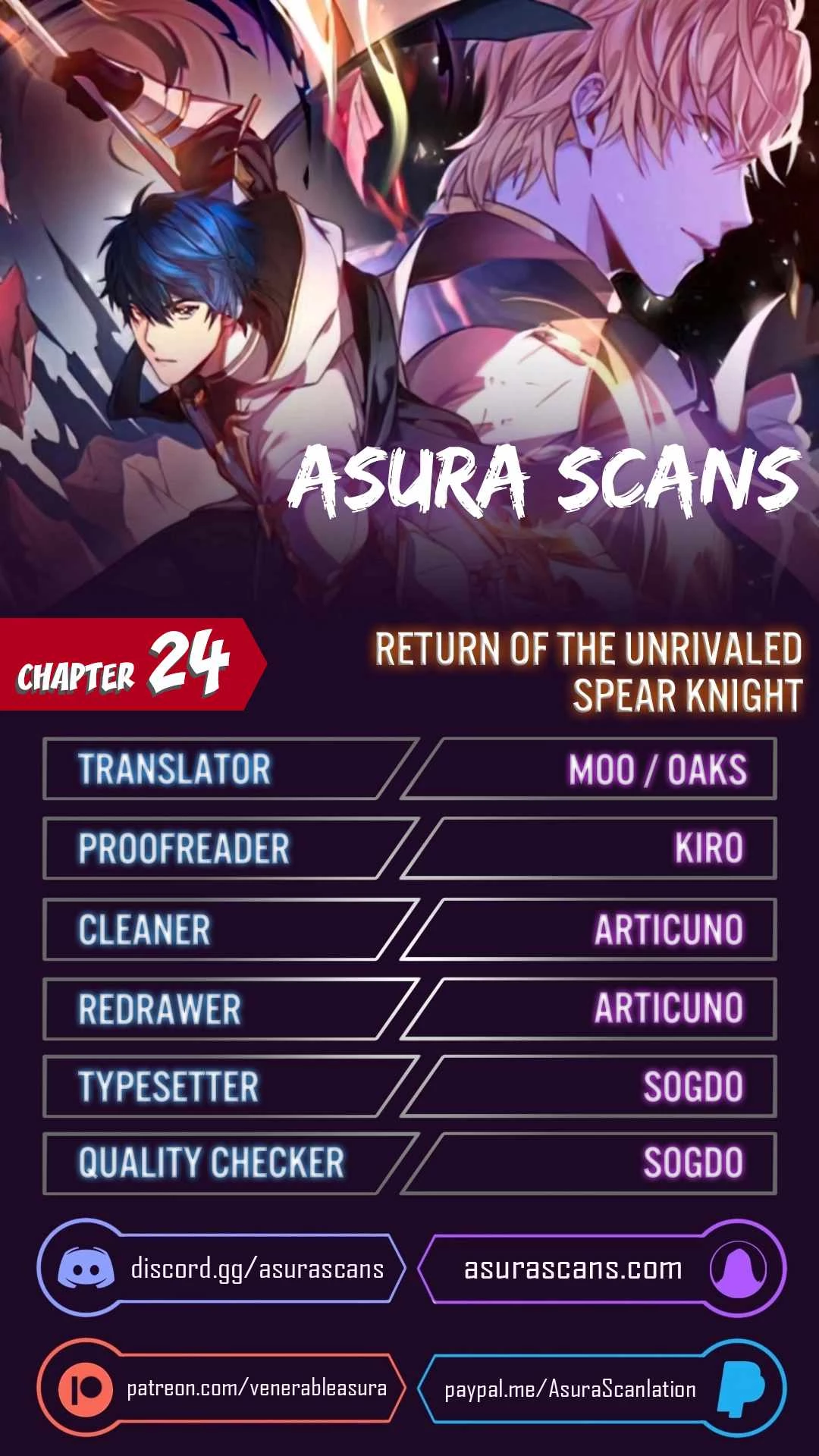 Return of The Greatest Lancer Chap 24 - Next Chap 25