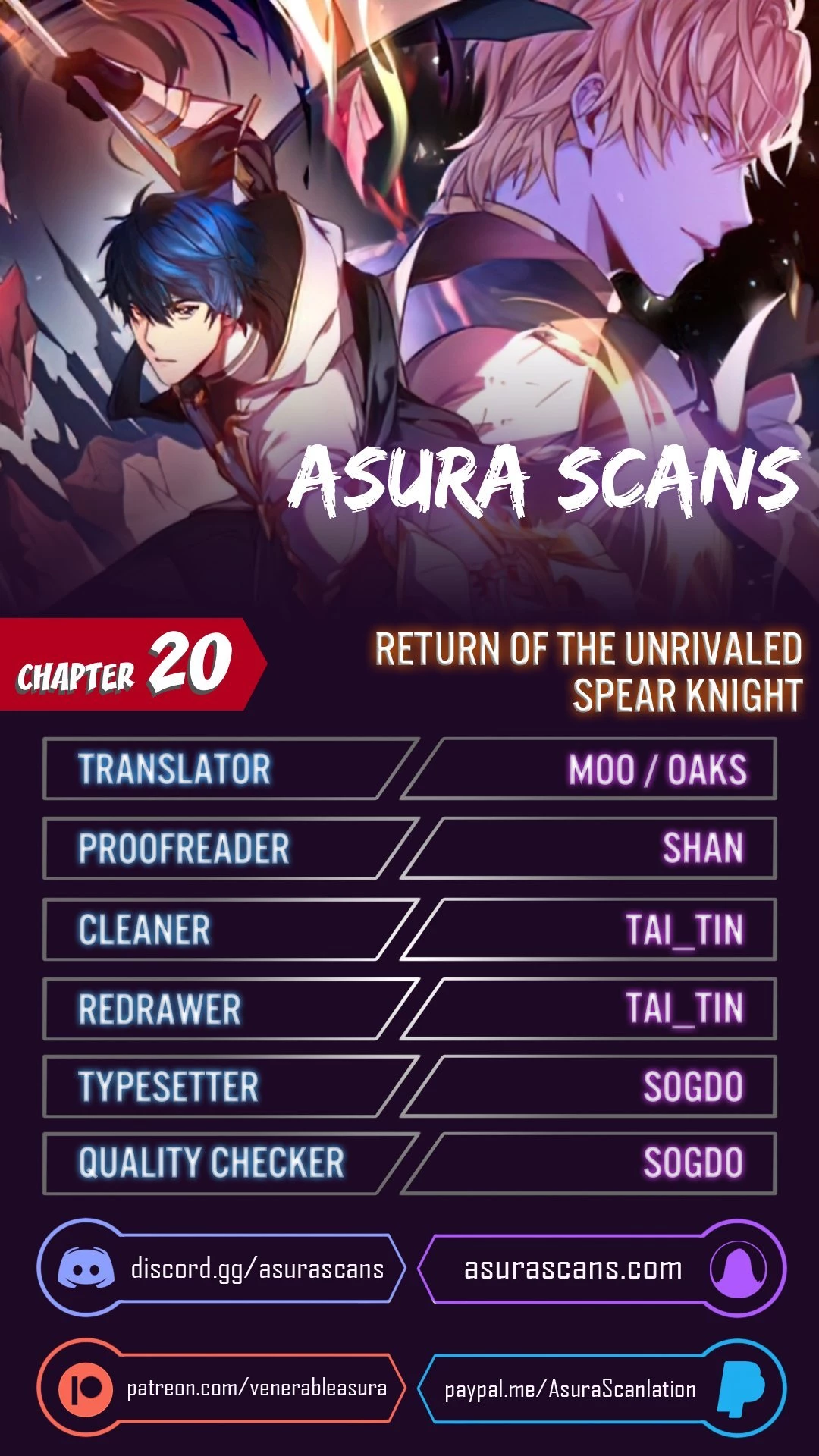 Return of The Greatest Lancer Chap 20 - Next Chap 21