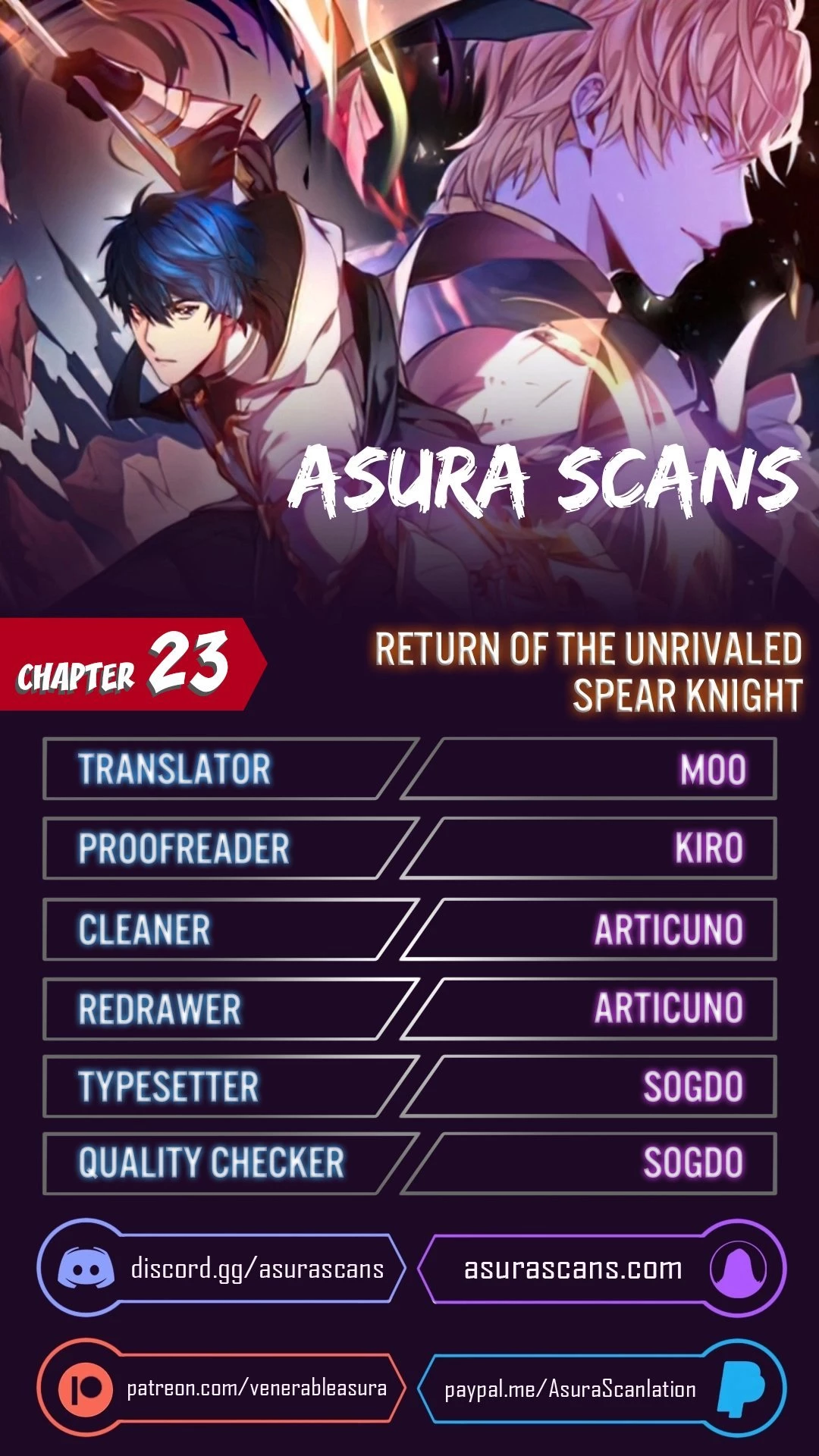Return of The Greatest Lancer Chap 23 - Next Chap 24