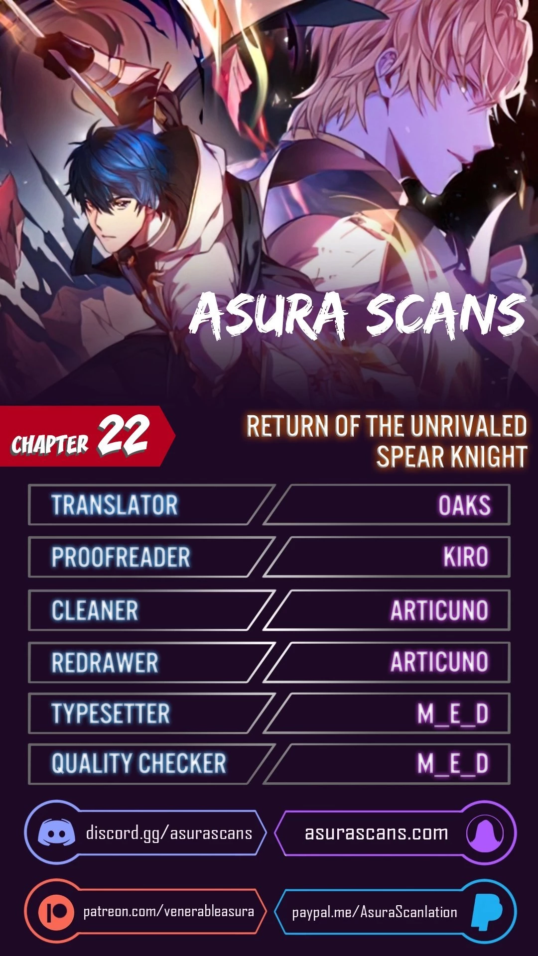 Return of The Greatest Lancer Chap 22 - Next Chap 23