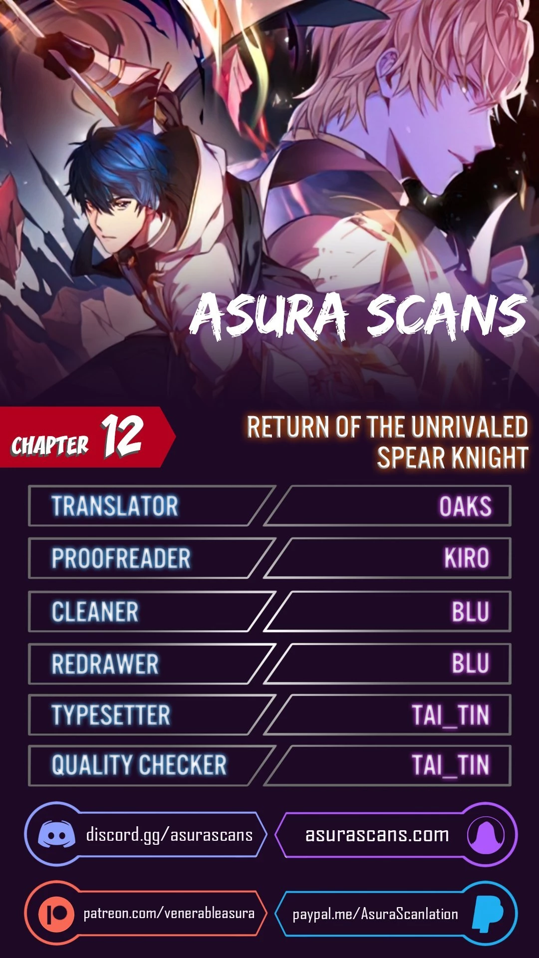 Return of The Greatest Lancer Chap 12 - Next Chap 13