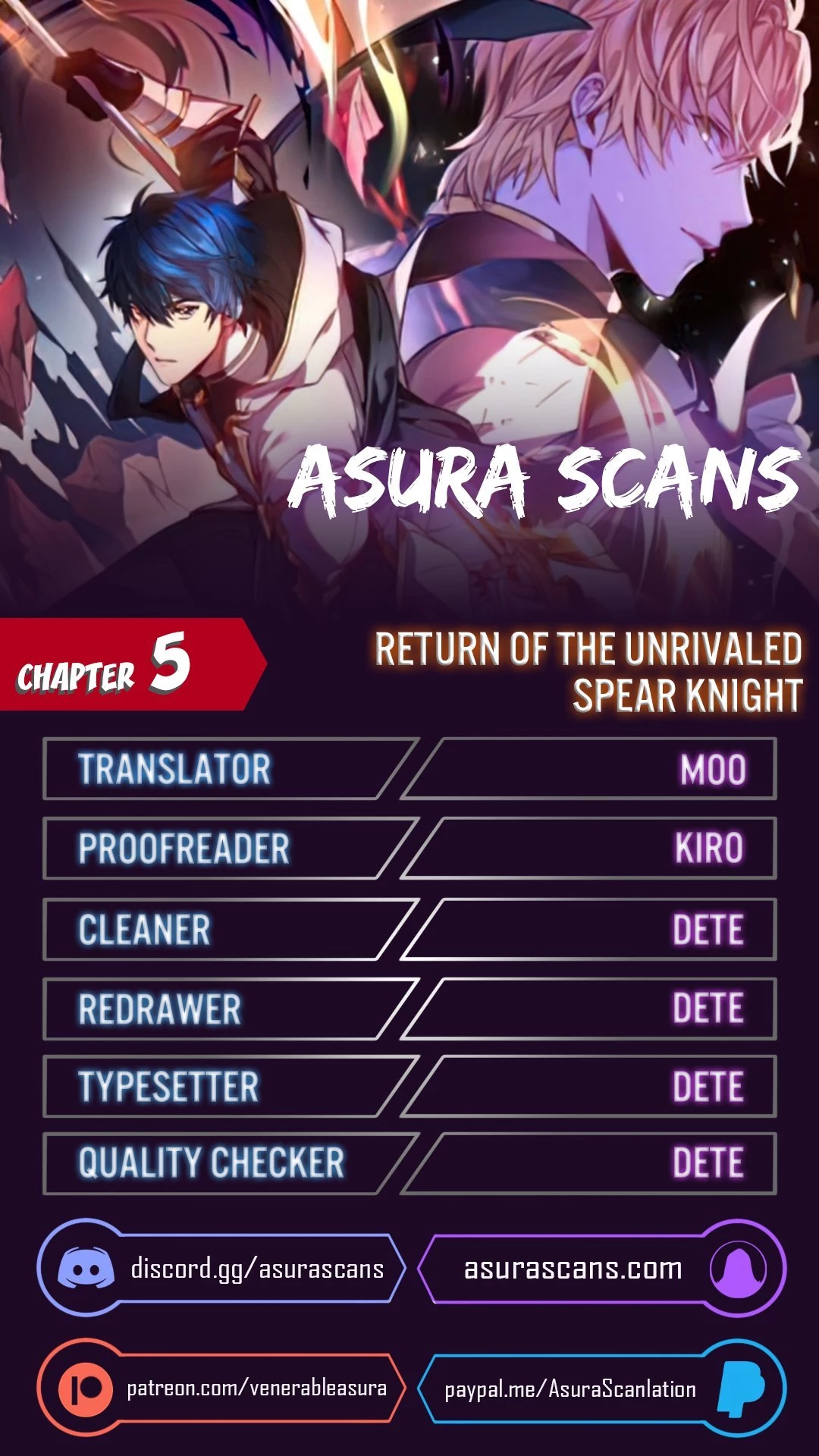 Return of The Greatest Lancer Chap 5 - Next Chap 6
