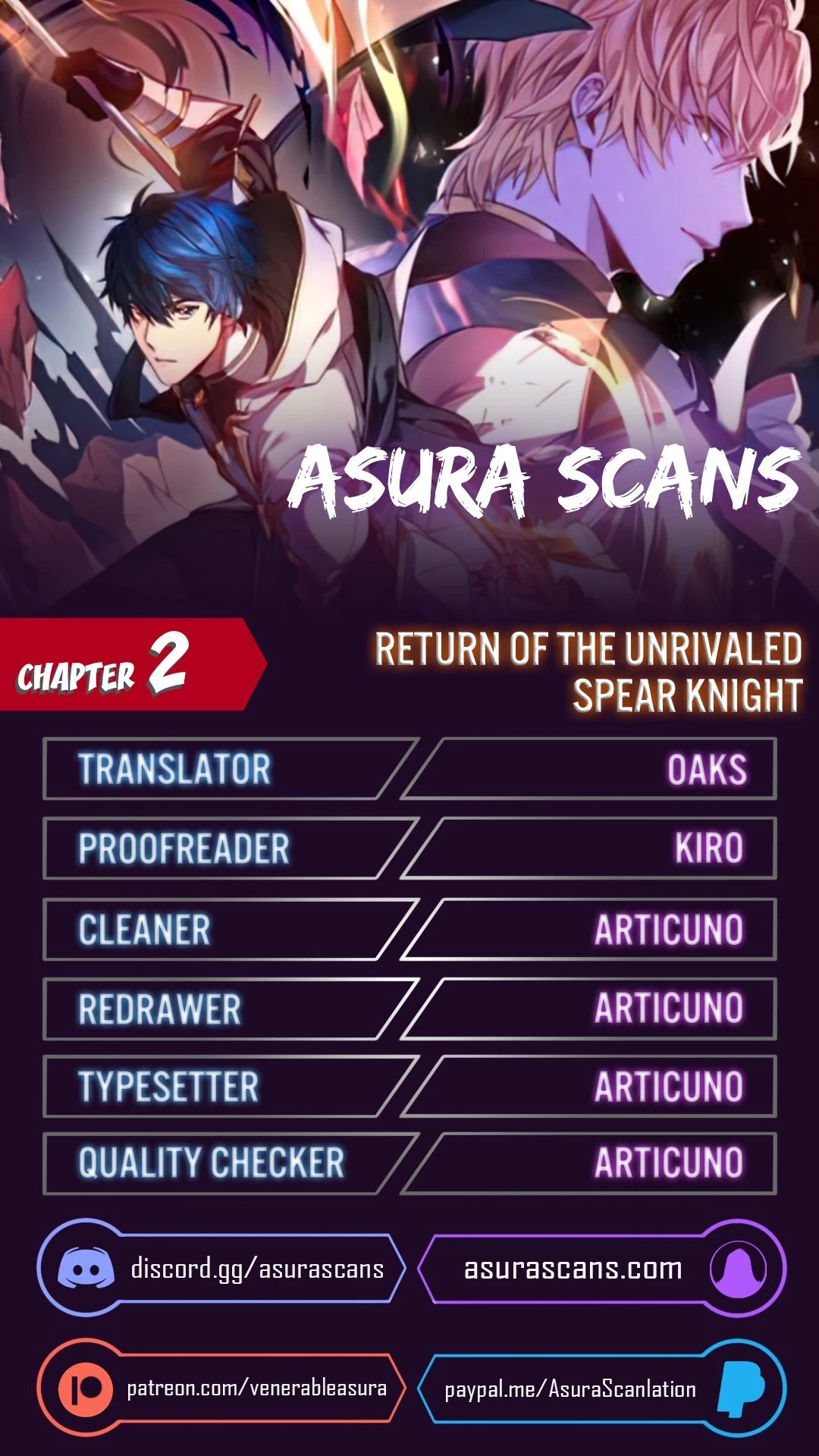 Return of The Greatest Lancer Chap 2 - Next Chap 3