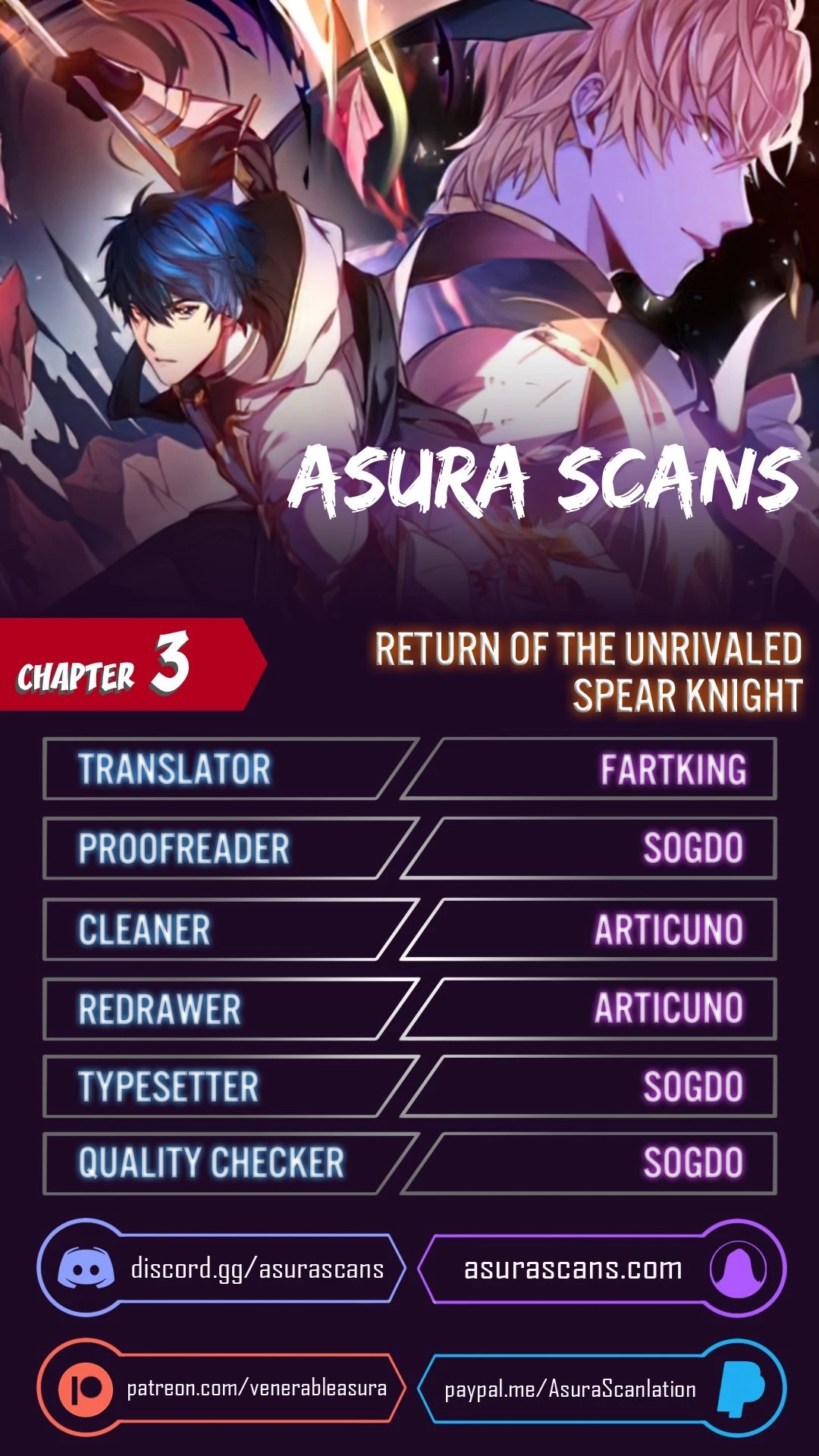 Return of The Greatest Lancer Chap 3 - Next Chap 4