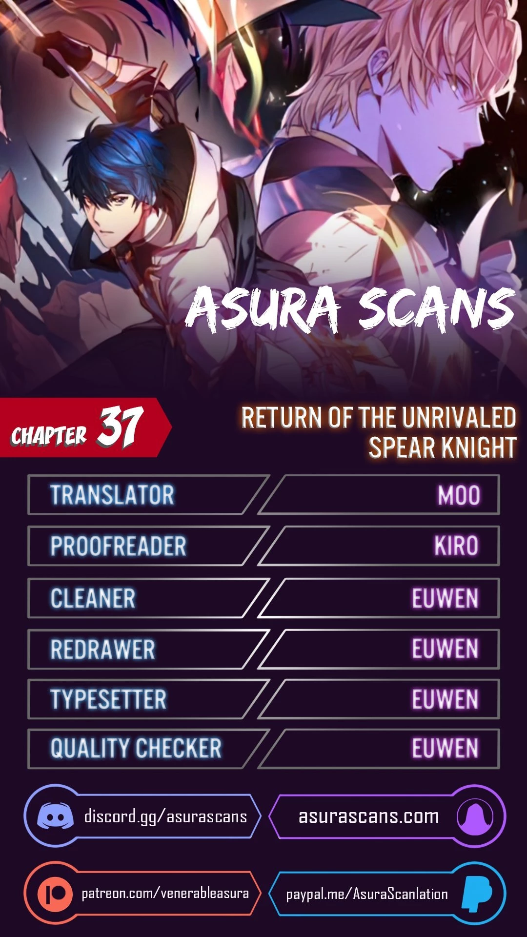 Return of The Greatest Lancer Chap 37 - Next Chap 38