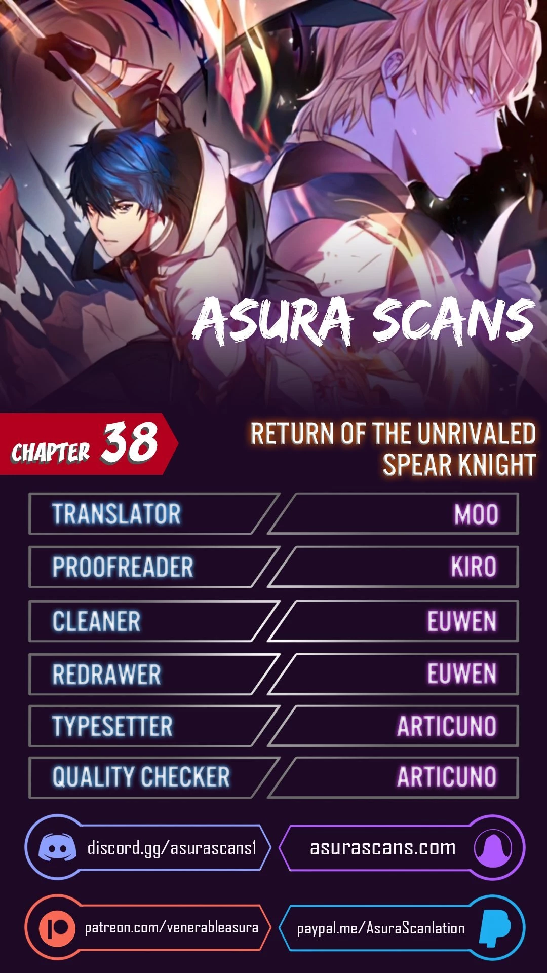 Return of The Greatest Lancer Chap 38 - Next Chap 39