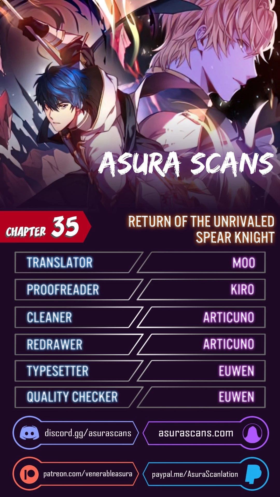 Return of The Greatest Lancer Chap 35 - Next Chap 36