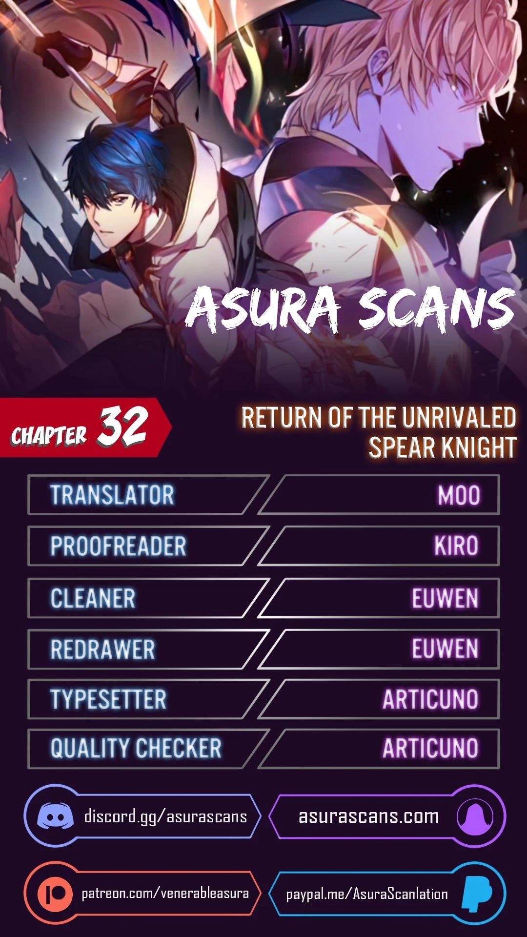 Return of The Greatest Lancer Chap 32 - Next Chap 33