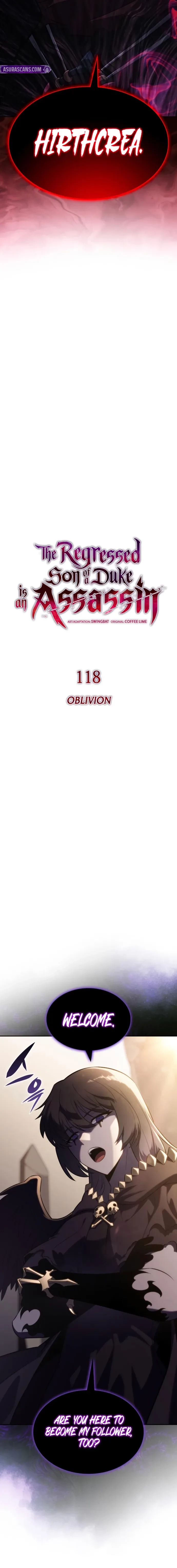 The Reborn Young Lord Is an Assassin Chap 118 - Next Chap 119