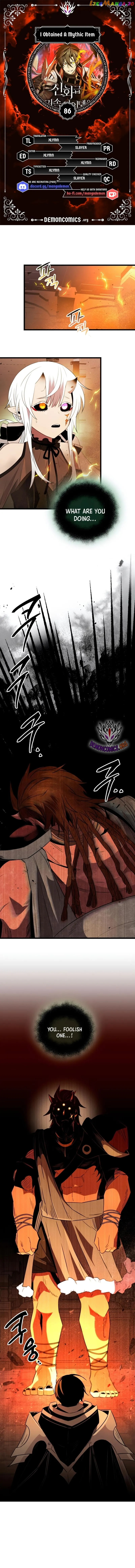 Mythic Item Obtained Chap 86 - Next Chap 87