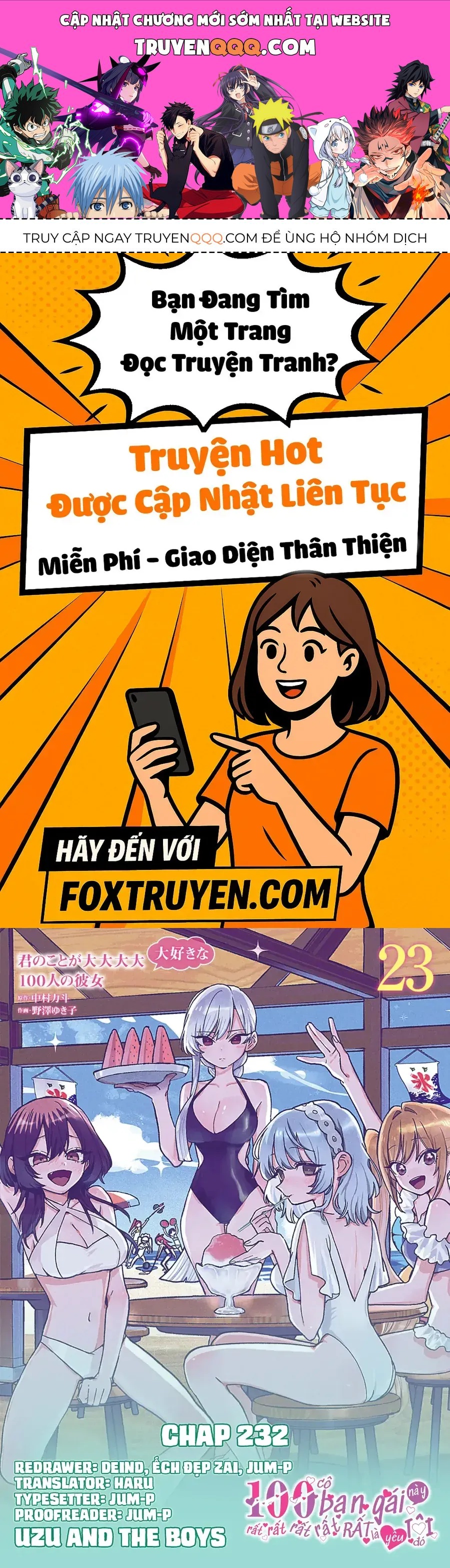 100 Cô Bạn Gái Chap 232 - Next Chap 233