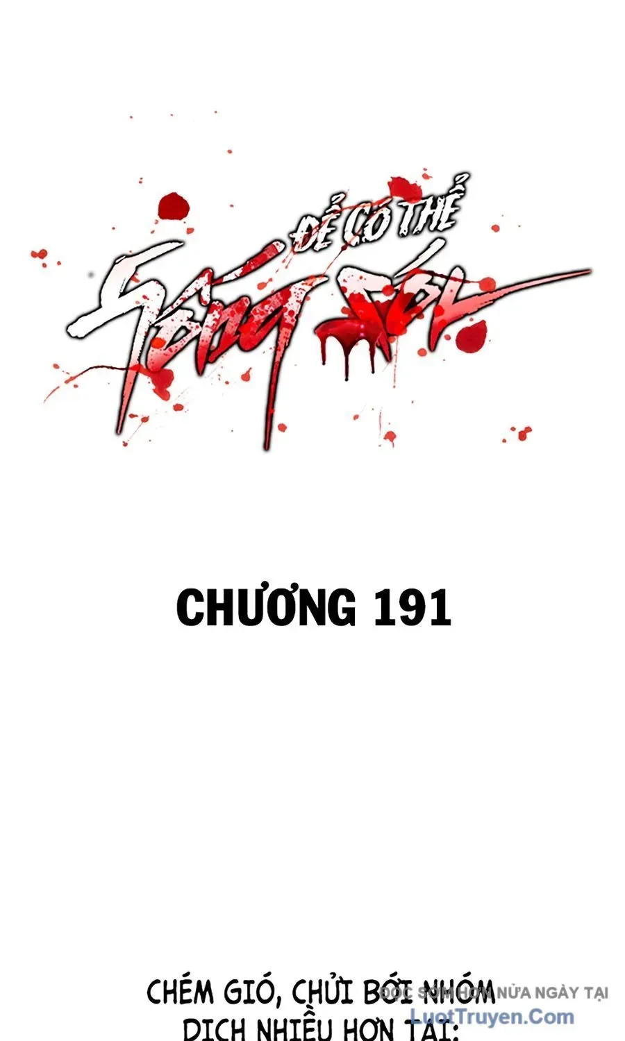 Để Có Thể Sống Sót Chap 191 - Next Chap 192