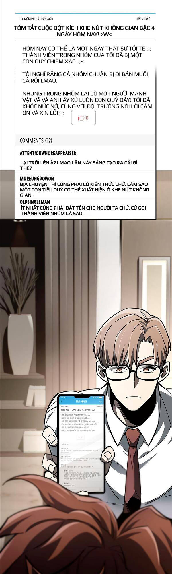 Người Chơi Che Giấu Quá Khứ Chap 3 - Next Chap 4